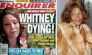 Whitney Houston al borde de la muerte.