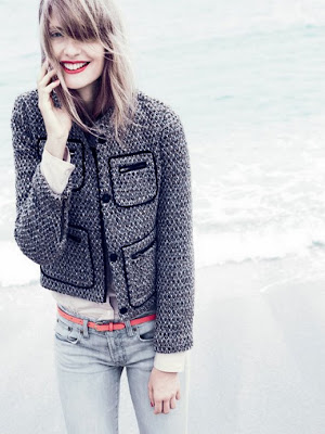 giacca in tweed