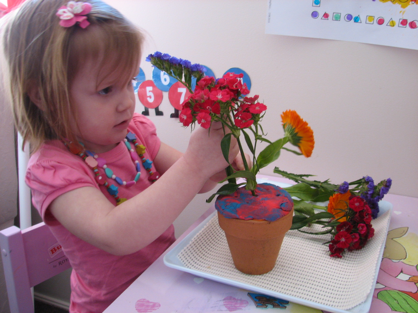 What do you do all day? Flower arranging