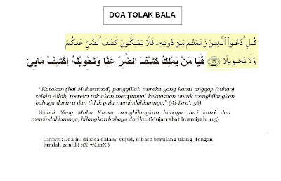 Serupamulo.blogspot.com: DOA TOLAK BALA