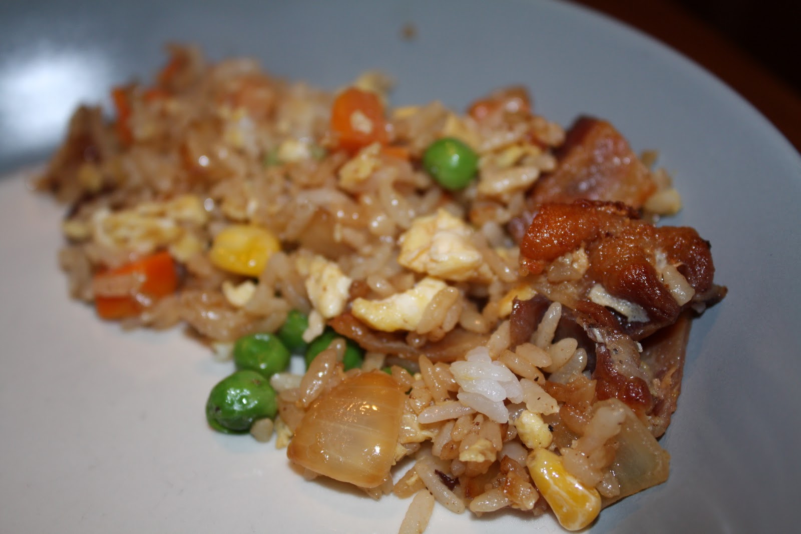 What's for dinner? Bacon Fried Rice everything tastes better with bacon.
