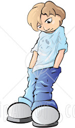 self clipart esteem boy passive sad hands down looking illustration depressed person teenage child 20clipart shoving deep pockets clipground someone