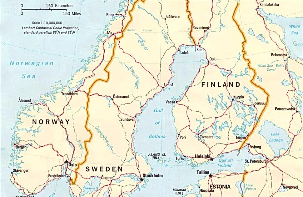 Baltic Adventure: Map of the Baltic Sea Area Baltic Adventure: Map of the Baltic Sea Area