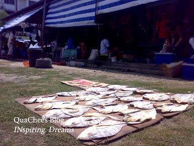 pasar ikan masin kk dried fish