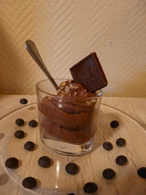 recettes dessert Une Mousse au chocolat sans oeuf sans crème sans beurre