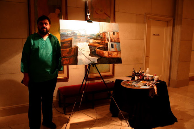 Pintando en el alvear