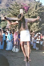 Santiago As Jesus in Stations of the Cross