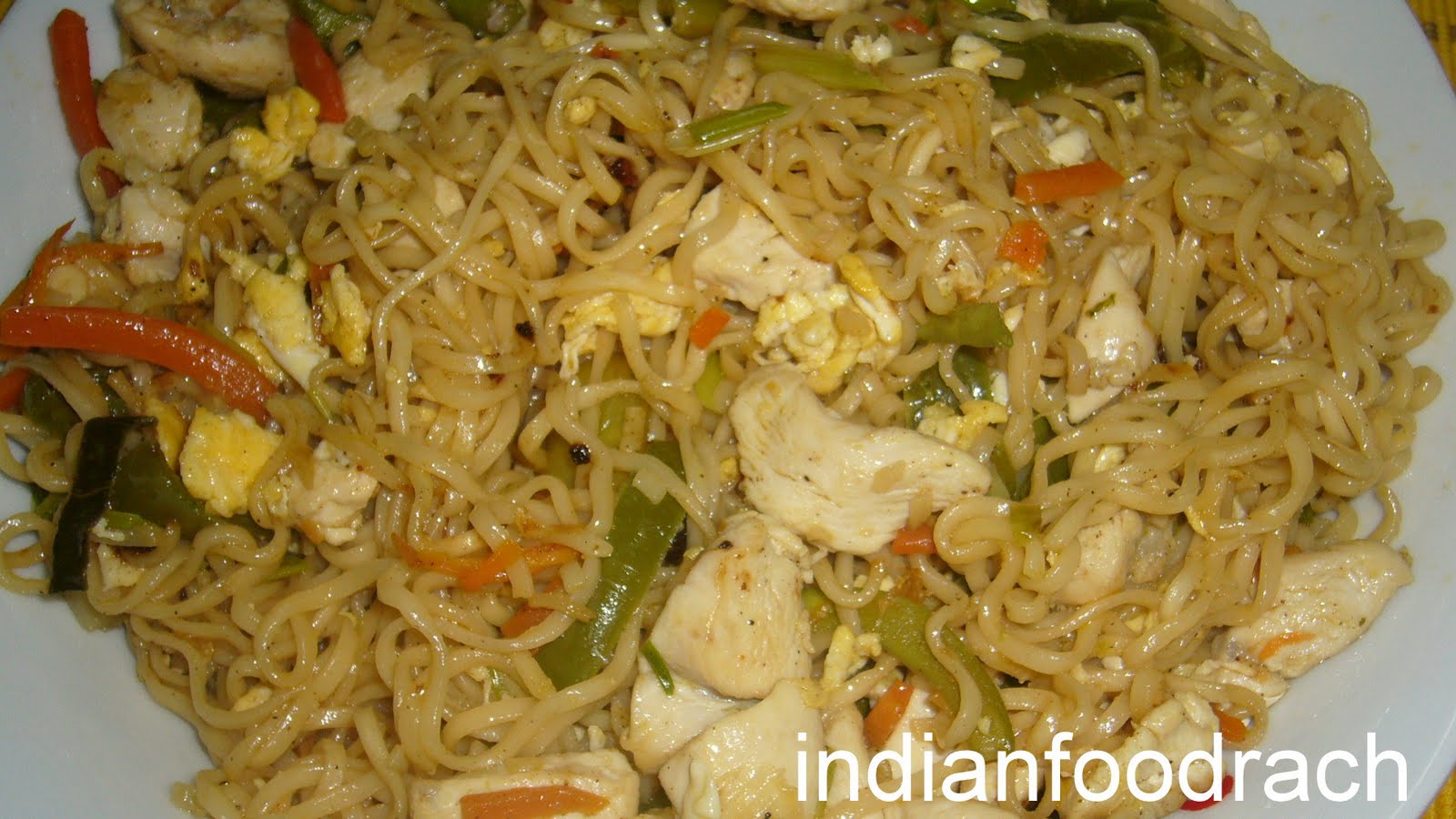 INDIAN FOOD Stir fried noodles
