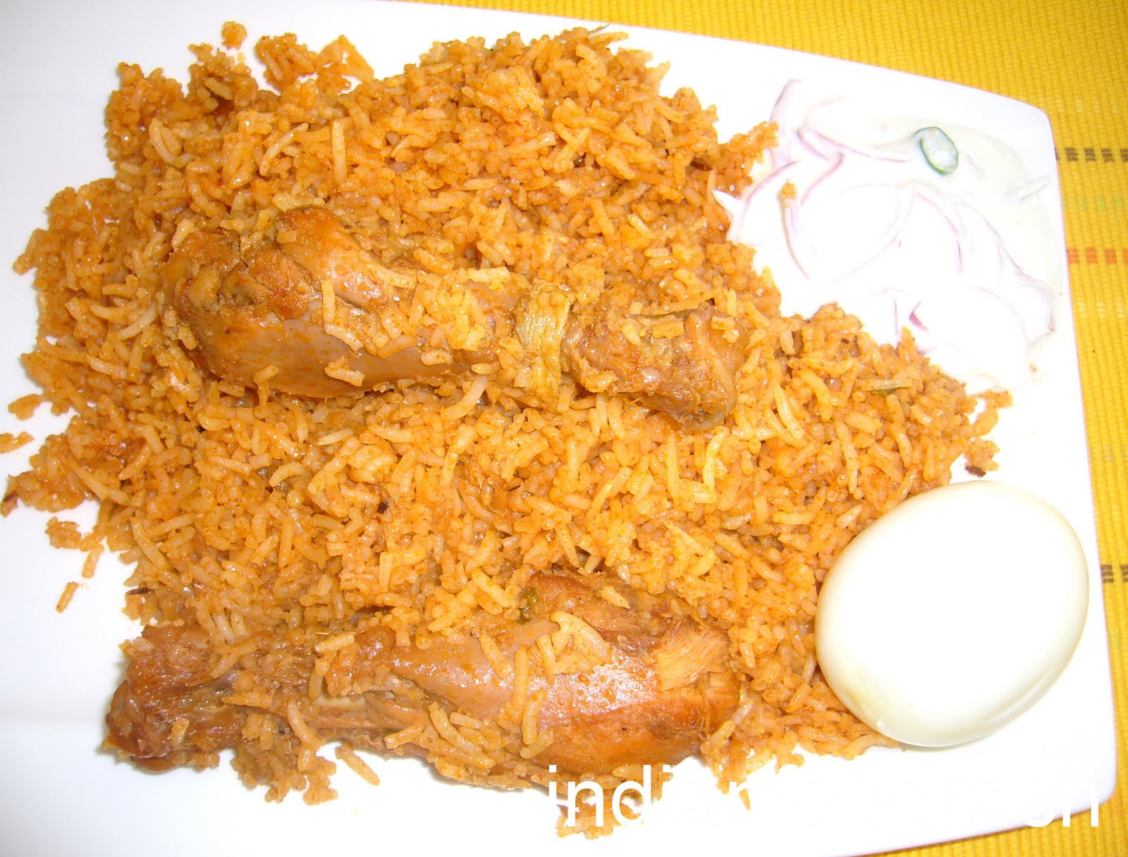 INDIAN FOOD Ambur chicken biryani