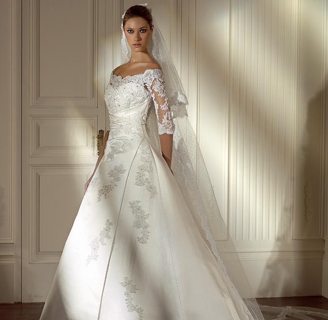 All About Weddings Gallery: Sleeves Wedding Dress