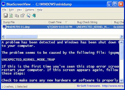 BlueScreenView - View Blue Screen of Dead Information | How to become ...