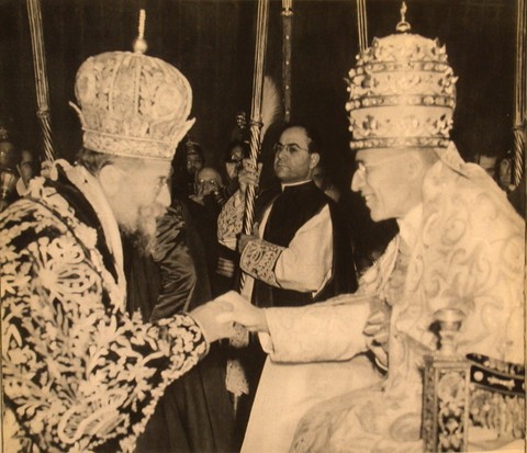 Su Santidad Pio XII y Maximos IV Saigh