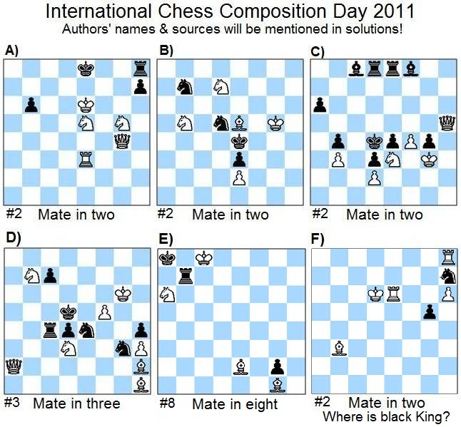 chess-problems-gr: INTERNATIONAL CHESS COMPOSITION DAY 2011