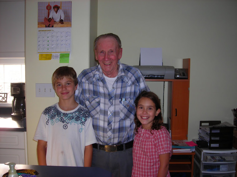 John & Amanda With Great Grandpa Eric