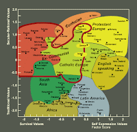 Map Of The Week Map Of The Week 95 The Inglehart Values Map Valuemap