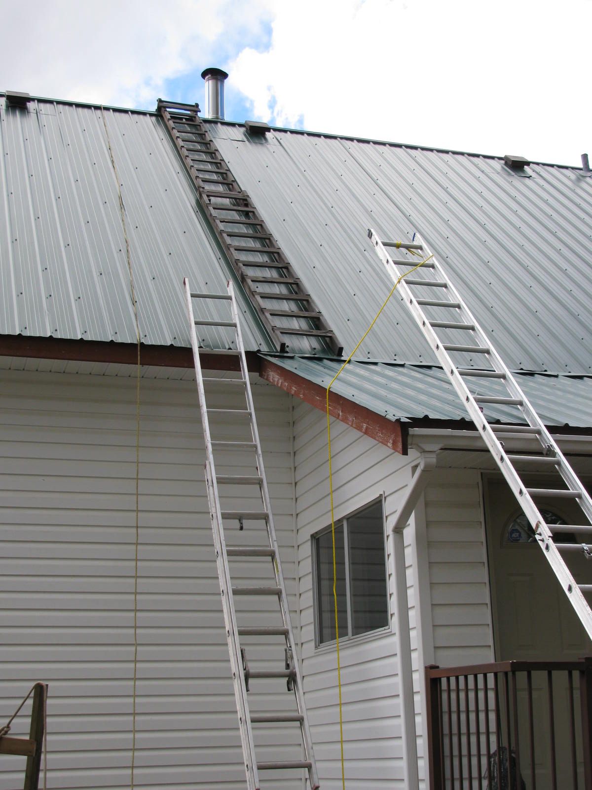 Country Living in a Cariboo Valley A New Ladder for Chimney Cleaning