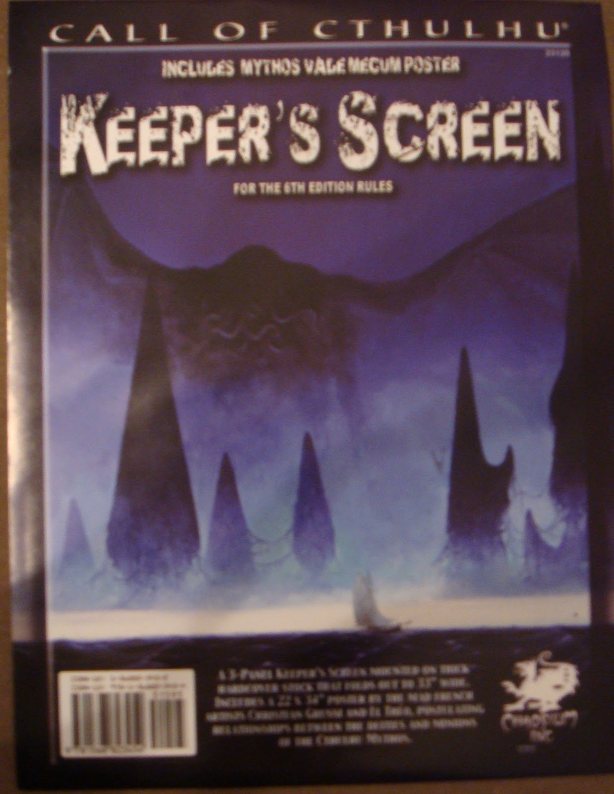 Susurros desde la Oscuridad: Call of Cthulhu Keeper's Screen (6th Edition)