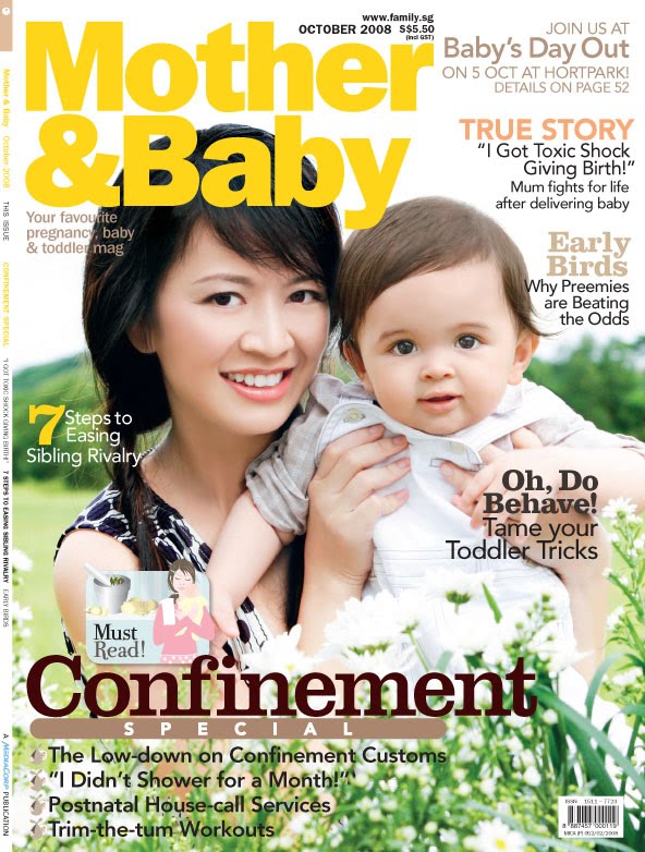 vivien ng's portfolio Mother & Baby magazine front covers