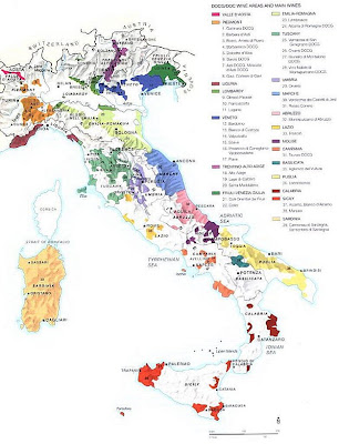 We Study Wine: Map of Italian Wine Regions