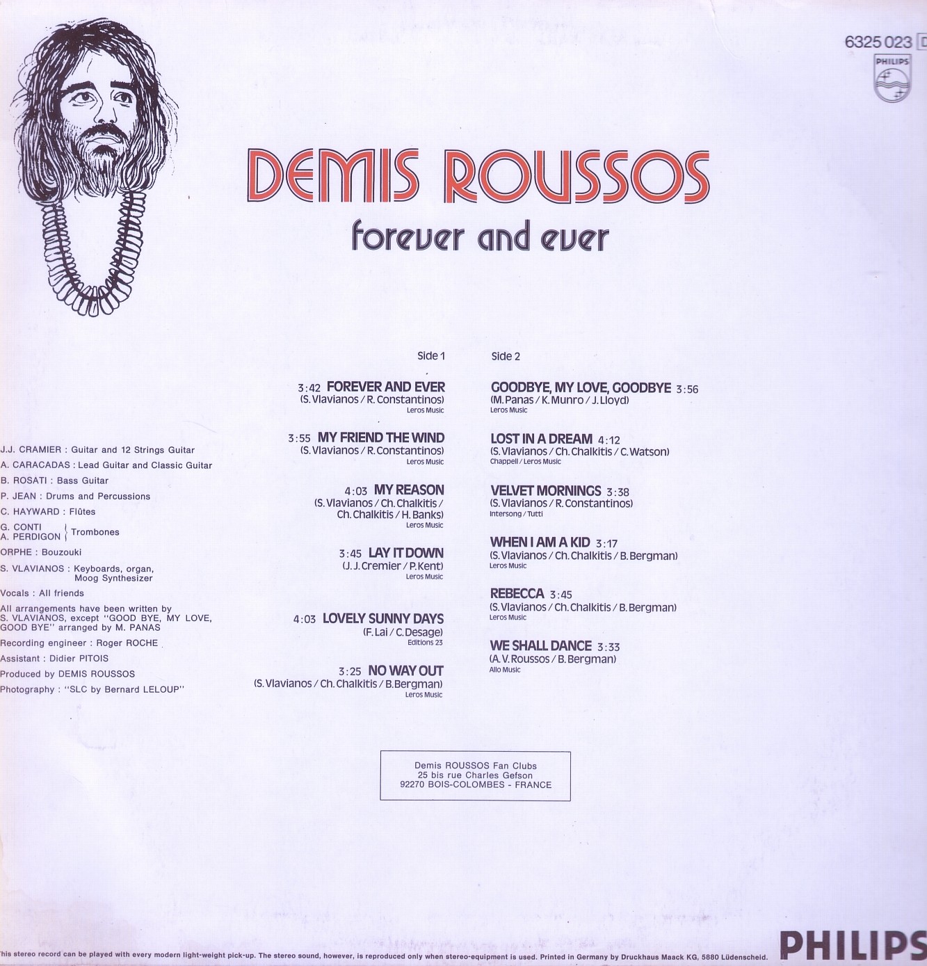 Musicotherapia Demis Roussos Forever And Ever (1973) Musicotherapia Demis Roussos Forever And Ever (1973)