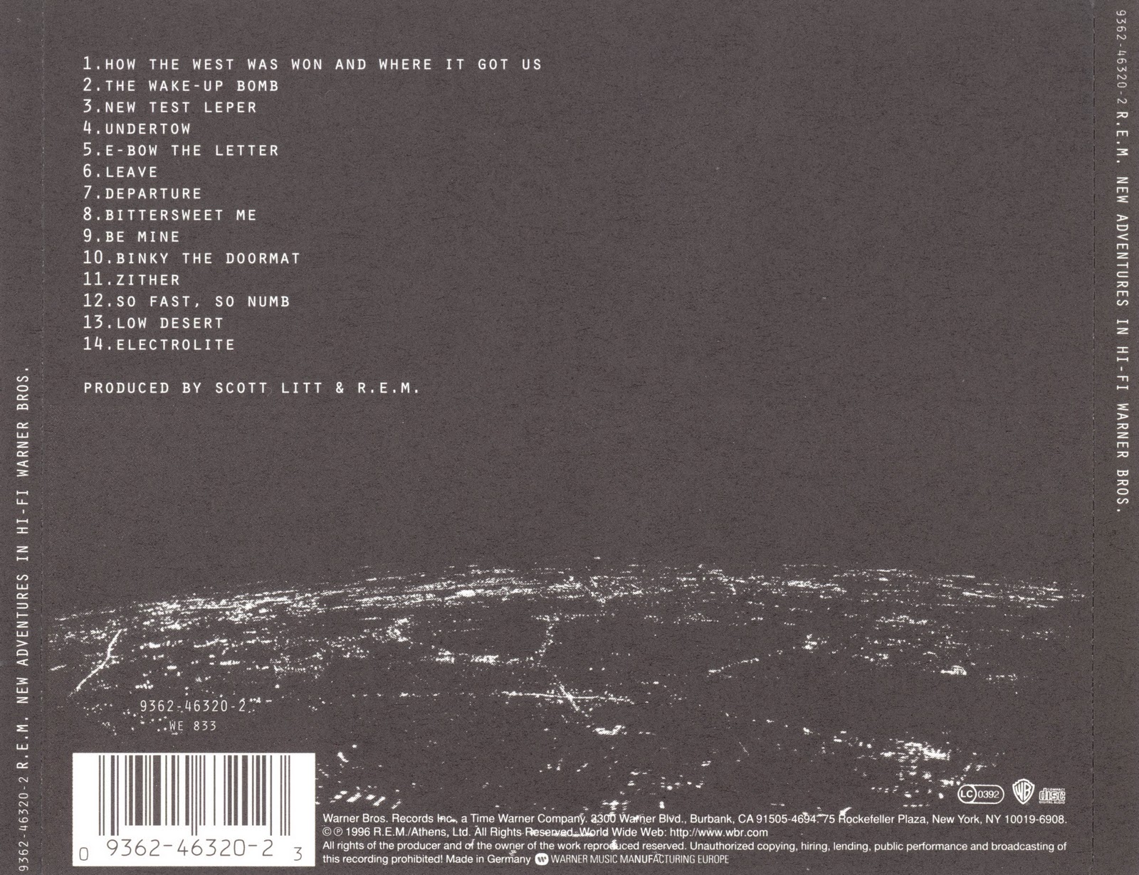 Musicotherapia R.E.M. New Adventures In Hi (1996) Musicotherapia R.E.M. New Adventures In Hi (1996)