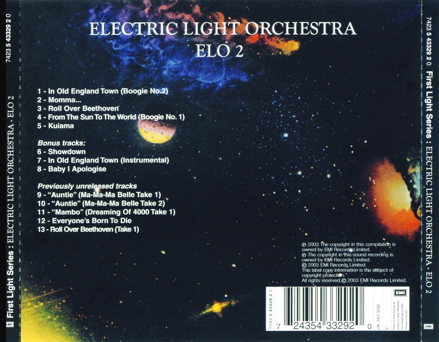 Musicotherapia The Electric Light Orchestra ELO 2 (1973)