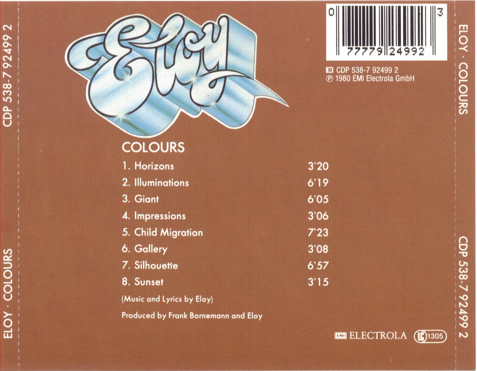 Musicotherapia: Eloy - Colours (1980)