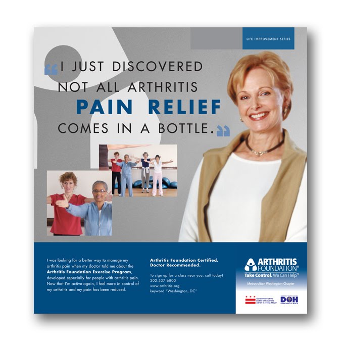 Kate Tallent Design Arthritis Foundation (DC Metro Bus Advertisements)