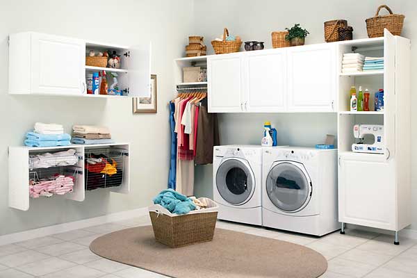 Seven Steps to organize the laundry roomVideo & Photos
