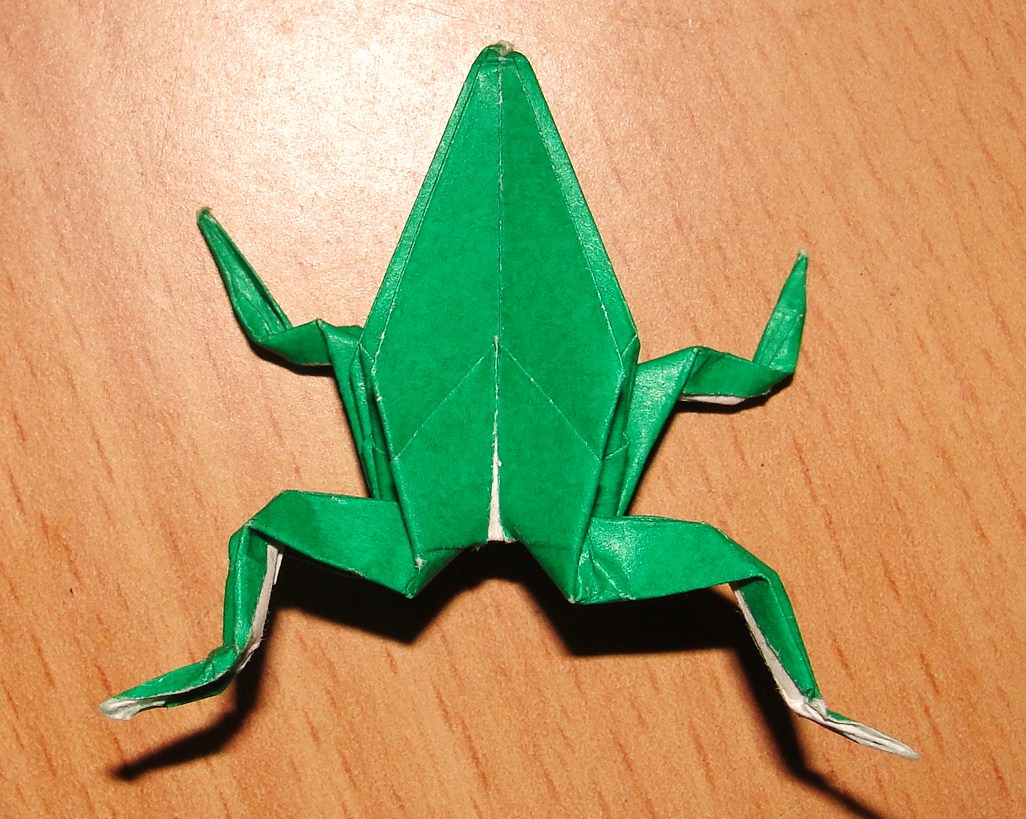Origami: Traditional Origami Frog