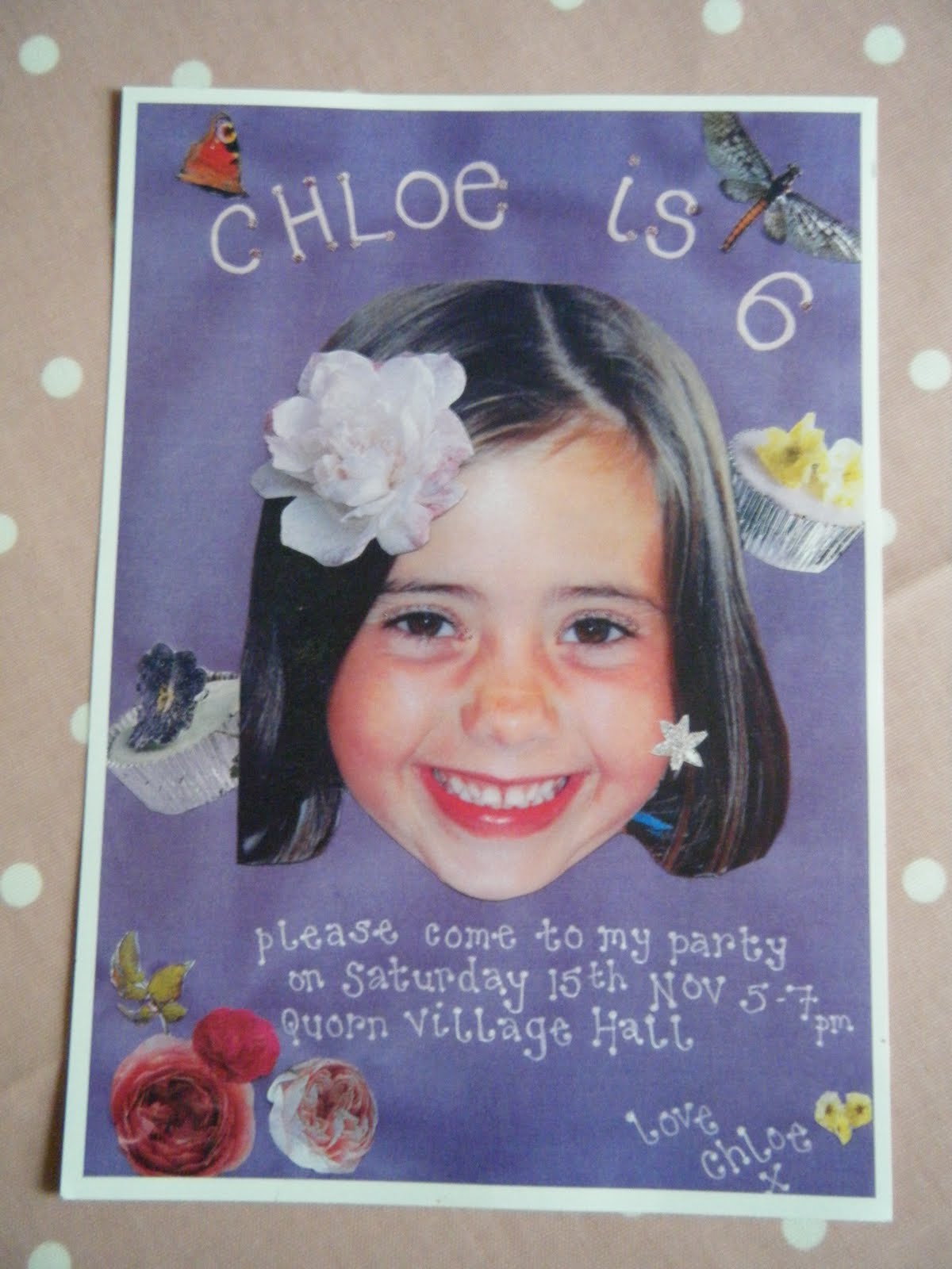 Emma Lucy Judson Birthday Invitations