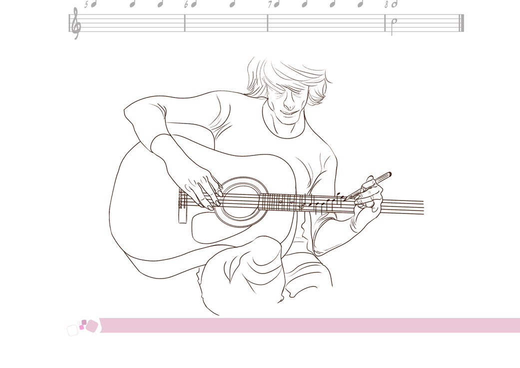 Migas de Pam más dibujos de música....