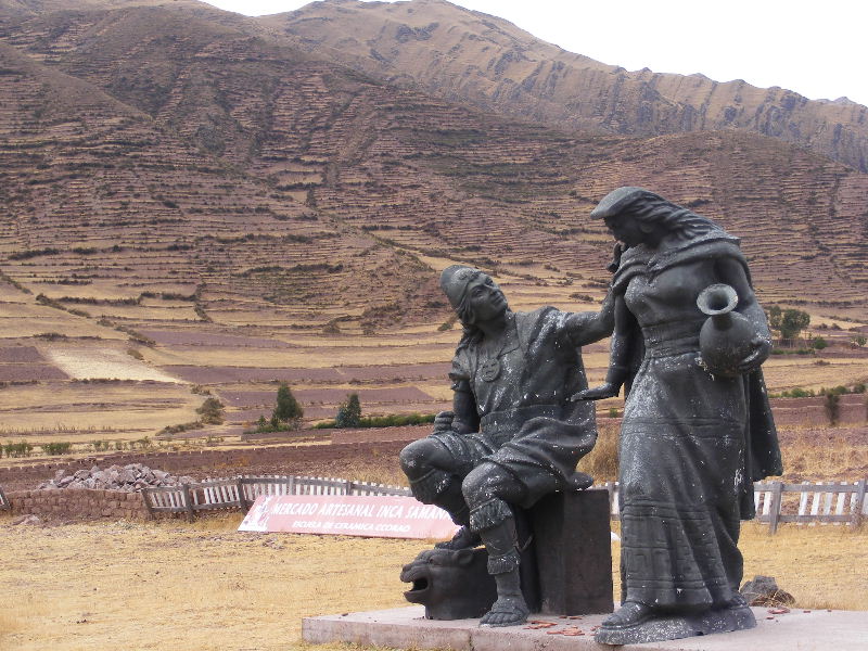The Inca and his wife