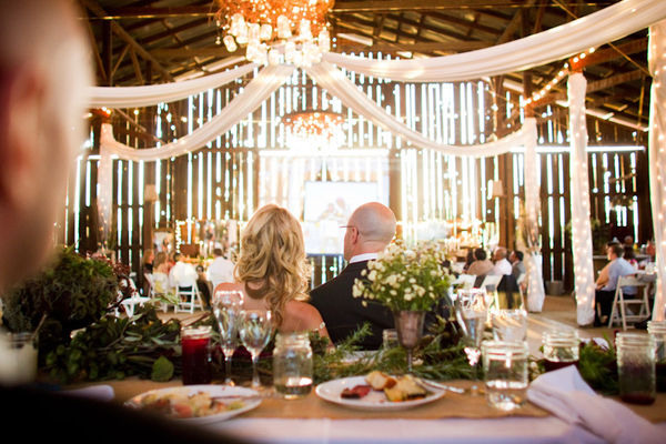 I frequently hear brides asking for a rustic but elegant wedding