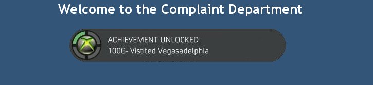 Welcome to the Complaint Department