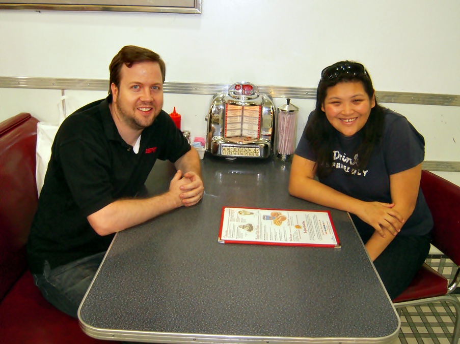 The Podanys to our world Johnny Rockets Jersey Garden Mall, NJ