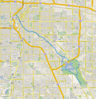 Cherry Creek Bike Path Denver Map - Lower Cherry Creek Trail 7 6 2009 