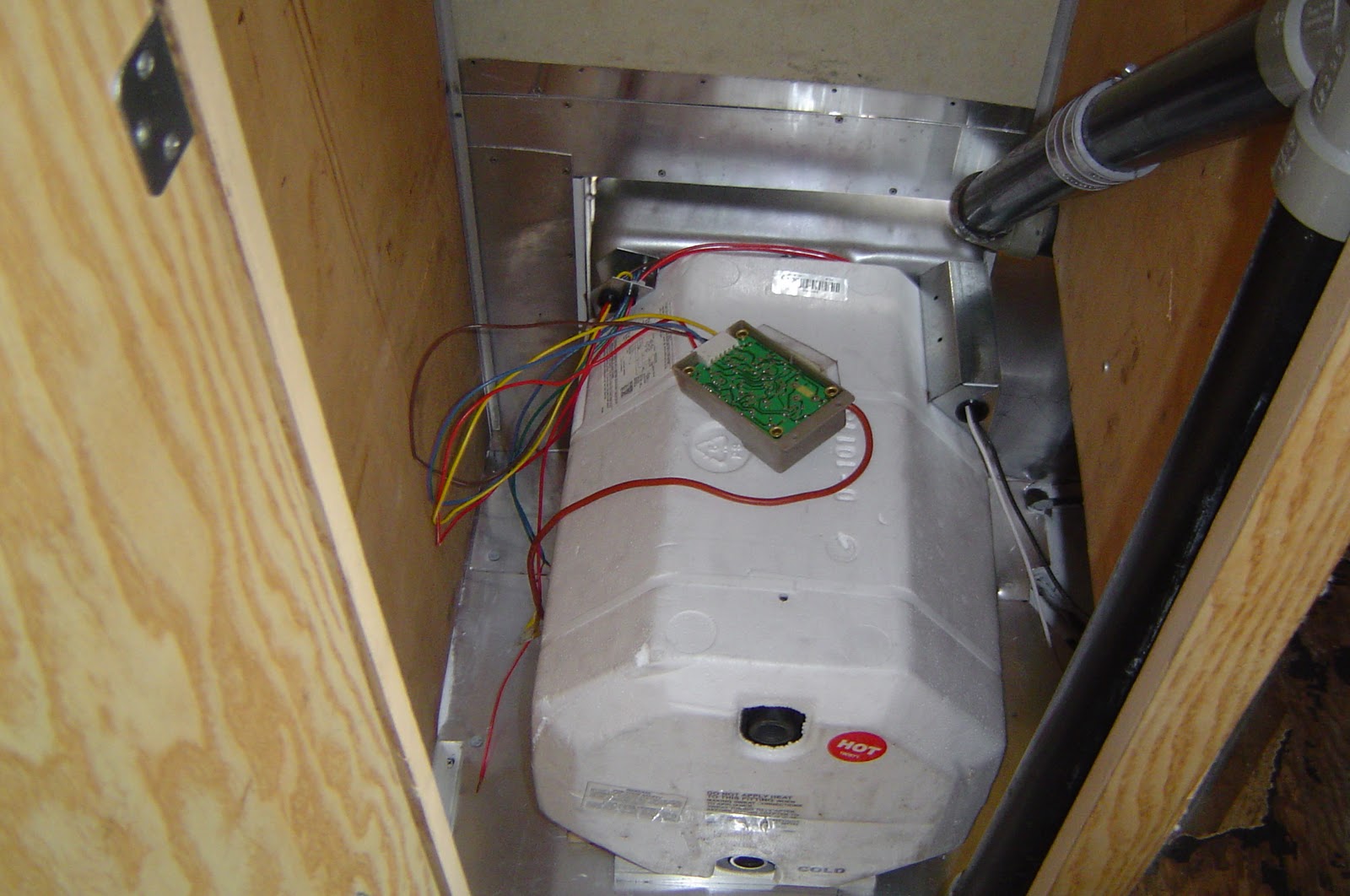 62 Safari Airstream Renovation: Hot Water Heater is INSTALLED!!