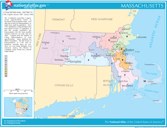 MA District Map