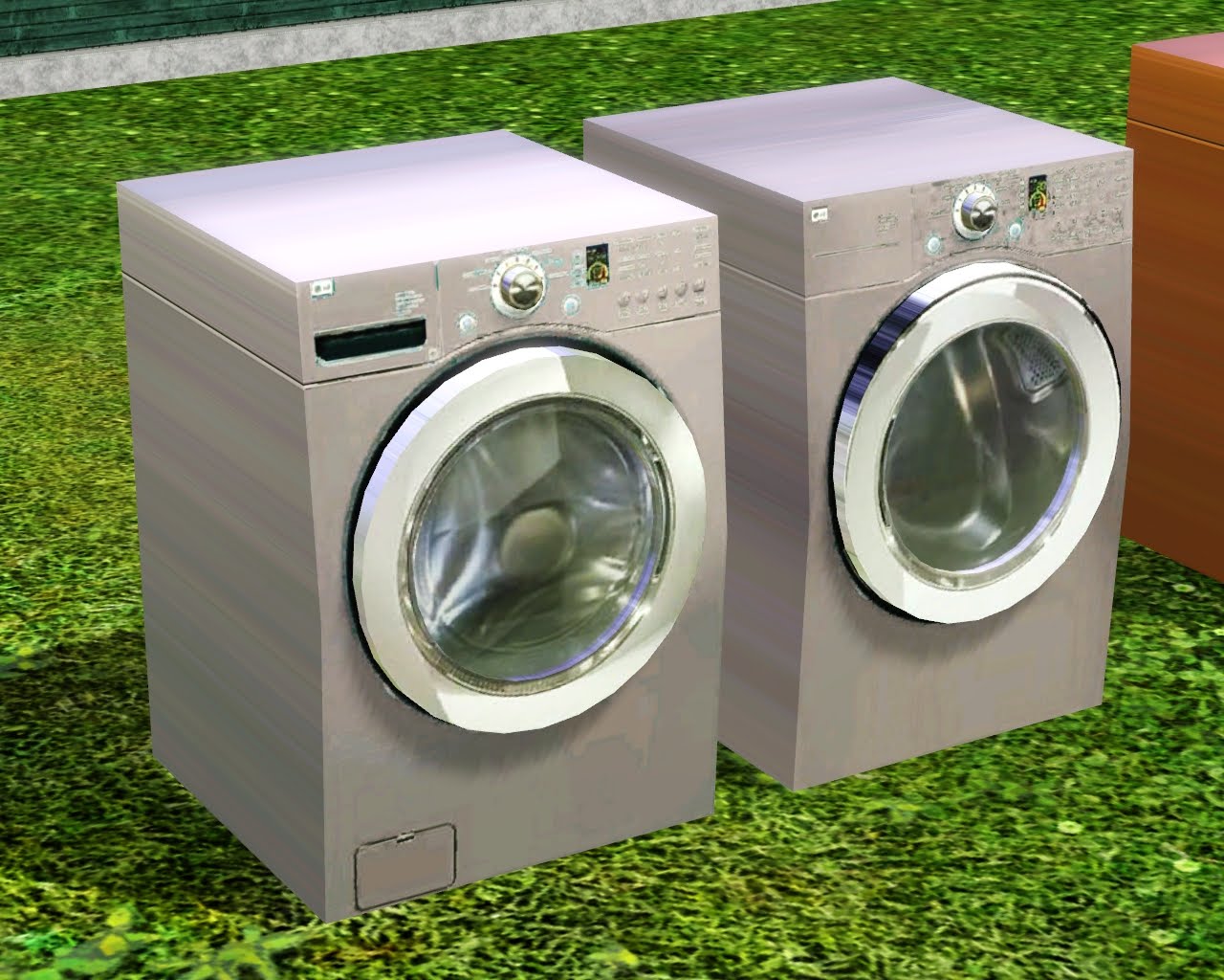 Empire Sims 3: Decorative LG Washer & Dryer Machines