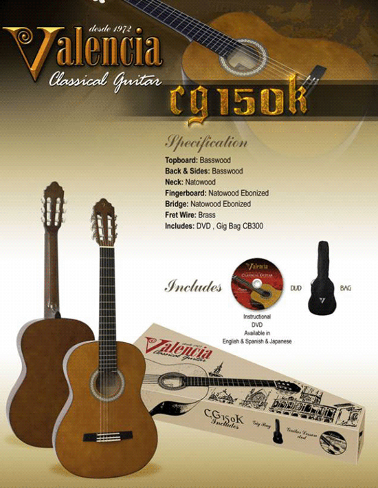 The Strings Collections WTS Valencia CG150k Classical Guitars the-strings-collections-wts-valencia-cg150k-classical-guitars