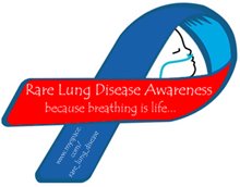 The rare lung disease ribbon!