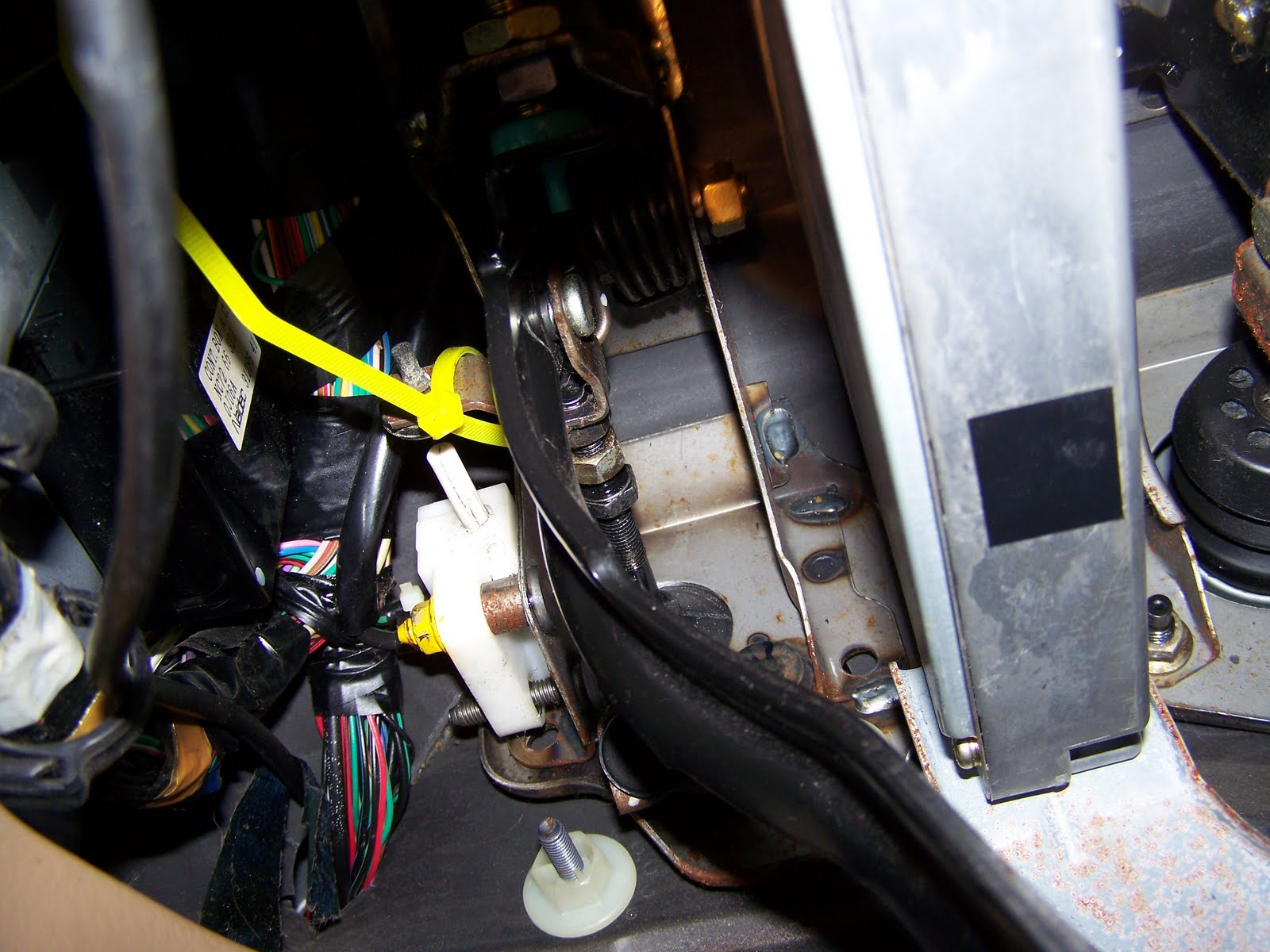 Brooksie's Miata build LS Install clutch master cylinder