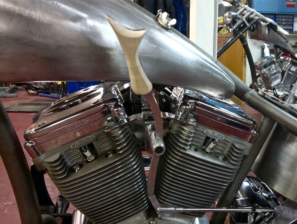 Custom Bikes Bønna Wooden Jockey shifter..