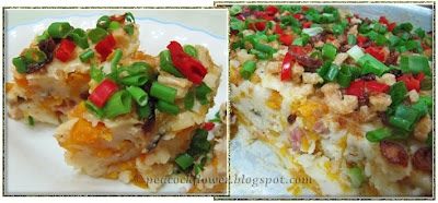 Savoury Steamed Pumpkin Cake with rice flour, a traditional Chinese cooking