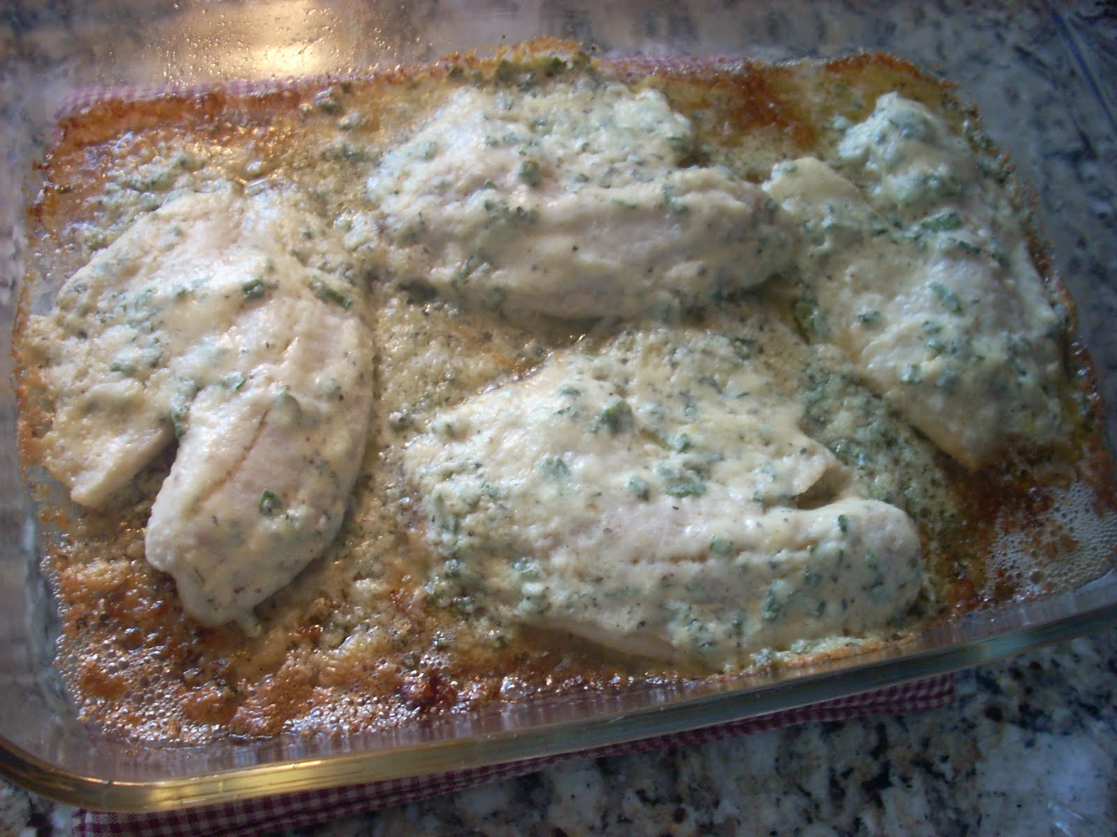 Tilapia cooked three different ways