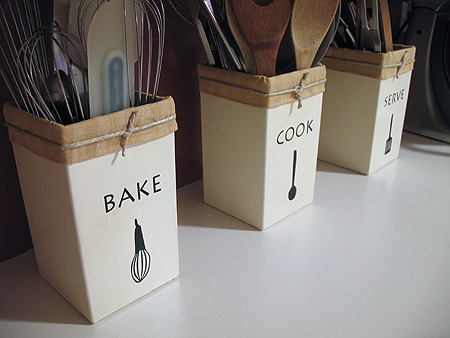 Make Your Own Kitchen Utensil Holders Crafts By Amanda