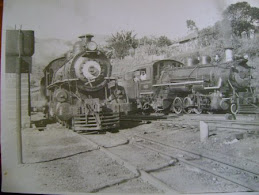 Locomotivas na década de 1940.