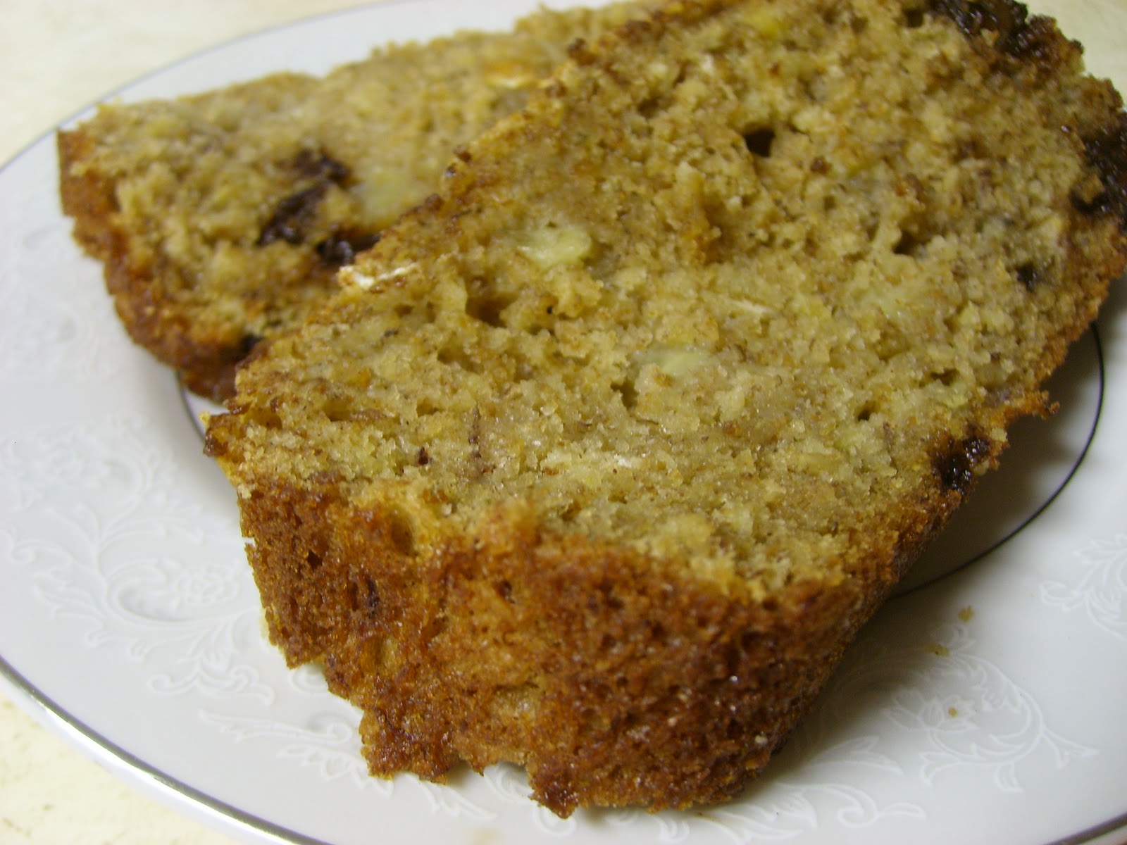 Adorkable Recipes Banana Chocolate Chip Oatmeal Bread