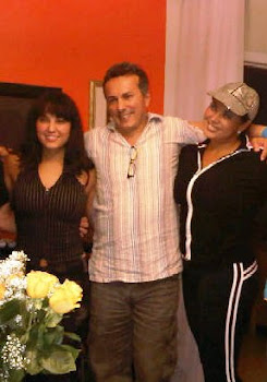 Con las actrices venezolanas Lilibeth y Liliana Rodríguez - Morillo con M.S. en Miami